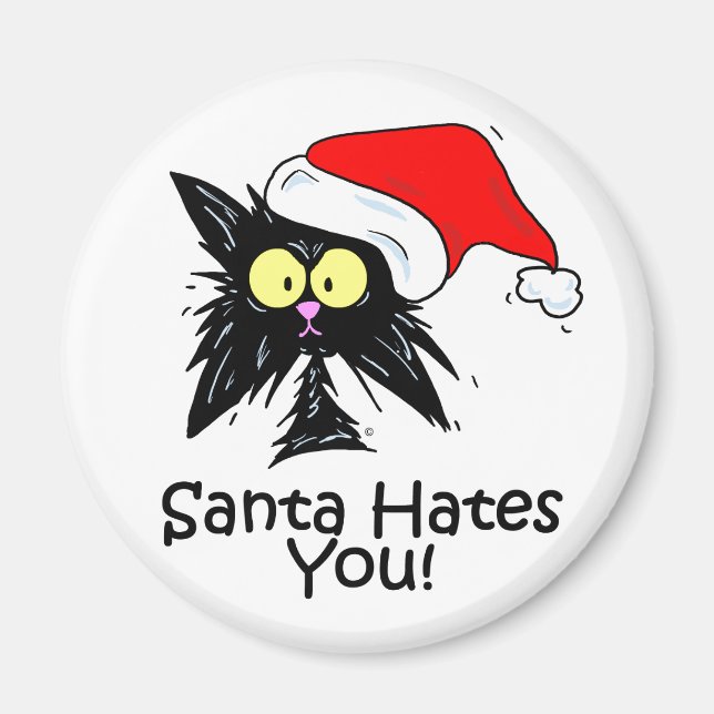 Santa hasst dich magnet (Vorne)