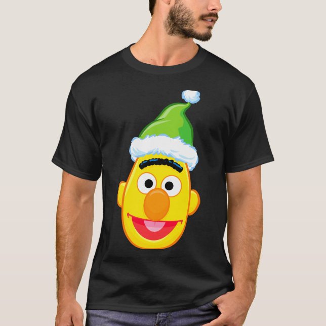 Santa Hat Bert  T-Shirt (Vorderseite)