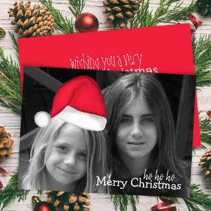 Santa Hat (mobile) Carte de voeux photo