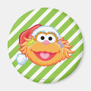 Santa Hat Zoe Magnet