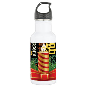 Santa Have a Nice Day und eine bessere Nacht.jpg Trinkflasche