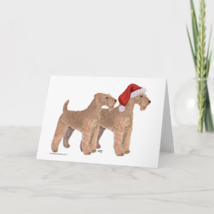 Santa Helfer Feiertagskarte