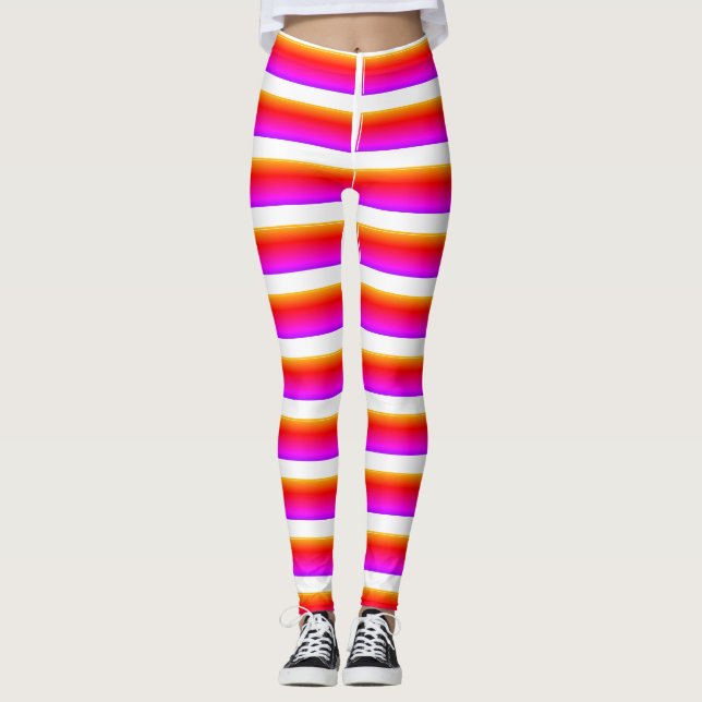 Santa Helper Strickte Leggings (Vorderseite)
