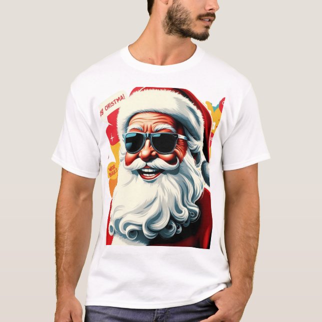 SANTA HIPSTER T - SHIRT (Vorderseite)