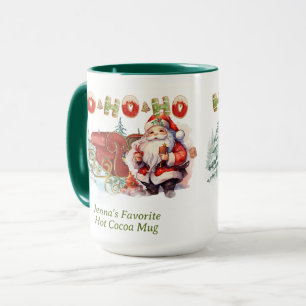 Santa Ho-Ho-Ho Personalisiert-Kaffee-Tasse Tasse