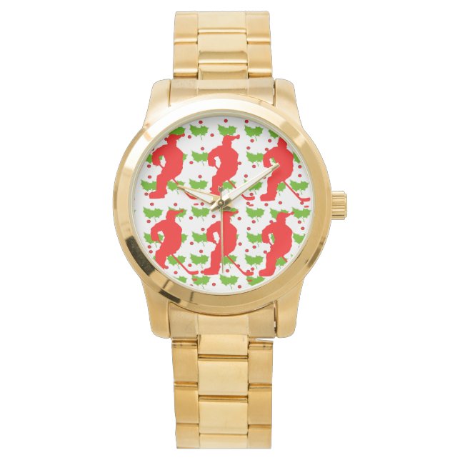 SANTA HOCKEY ARMBANDUHR (Vorderseite)