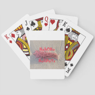 Santa HoHoHo Frohe Weihnachten aus den Farben am S Spielkarten