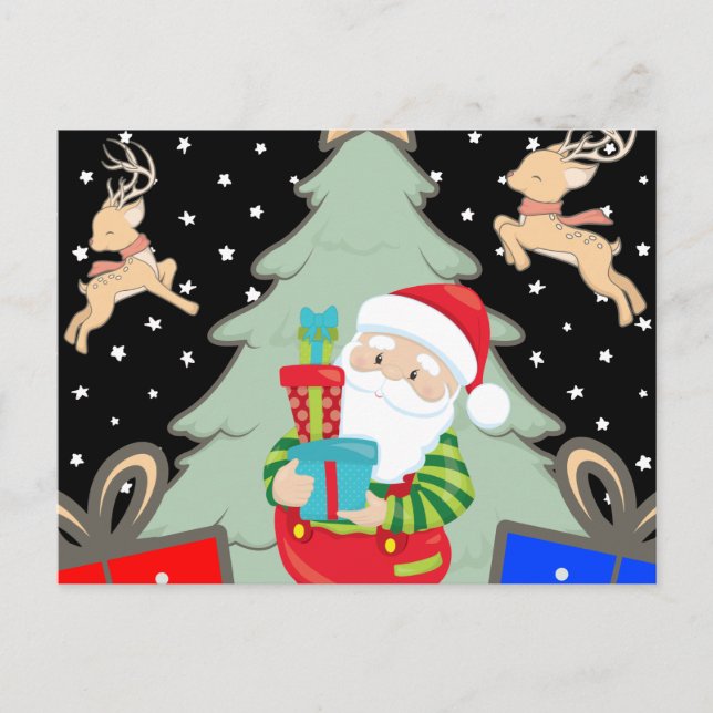 Santa Holdings Postkarte (Vorderseite)