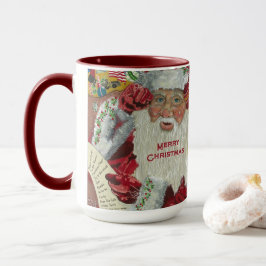 Santa Holiday 15 oz Klassische Tasse zweimal überp