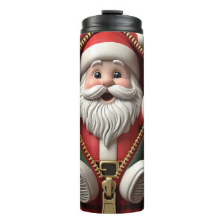 Santa Holiday Travel Tumbler Thermosbecher
