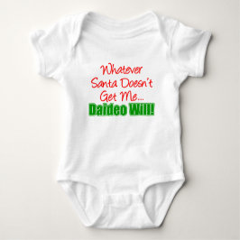 Santa holt mich nicht, wird Daideo Baby Strampler