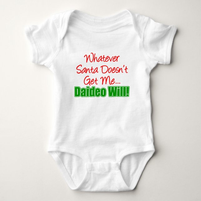 Santa holt mich nicht, wird Daideo Baby Strampler (Vorderseite)