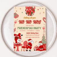 Santa Hos Funny Adult Friendsmas Weihnachts-Party