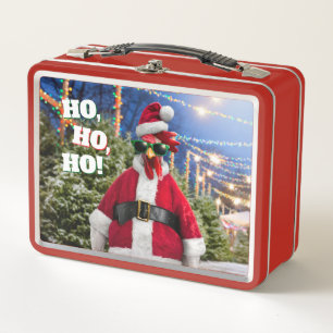 Santa Huhn Metall Brotdose