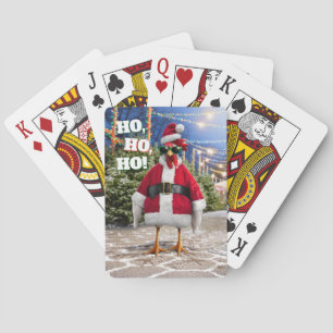 Santa Huhn Spielkarten