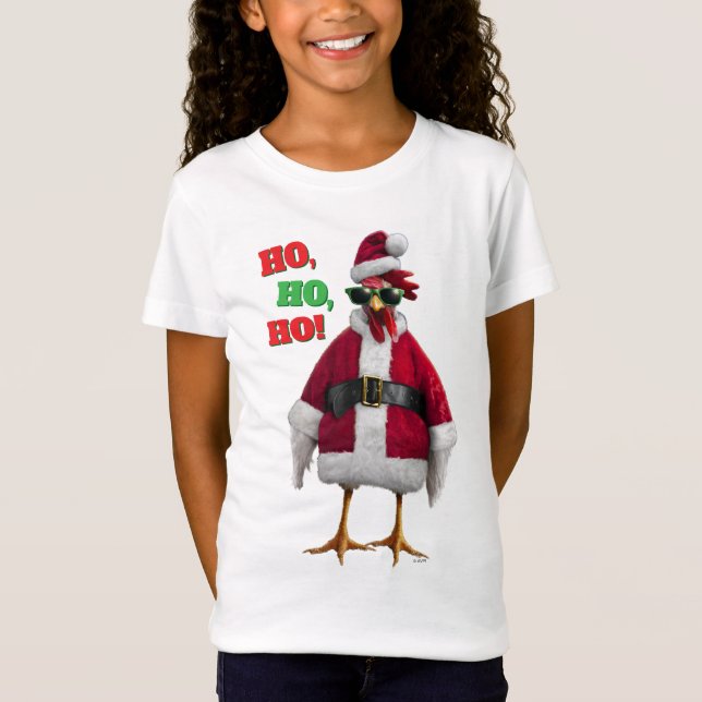 Santa Huhn T-Shirt (Vorderseite)