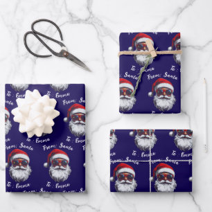 Santa-Hut-Geschenkverpackung, benutzerdefinierter  Geschenkpapier Set