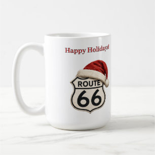 Santa-Hut Route 66 Weihnachts-Kaffee-Jubel Kaffeetasse