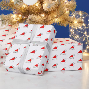 Santa-Hut-Weihnachtspapier Geschenkpapier