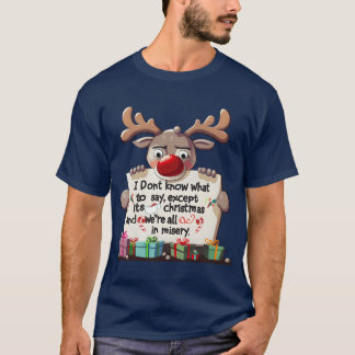 Santa I Dont Knowo sagt seine Weihnachtsfamilie T-Shirt