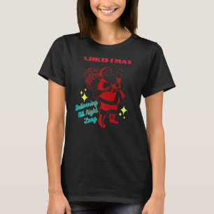 Santa I liefert die ganze Nacht lang schmutzigen W T-Shirt