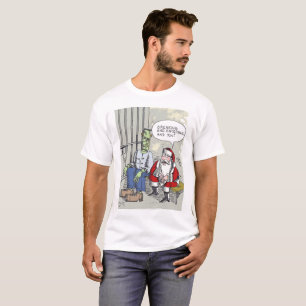 Santa Im Gefängnis T-Shirt
