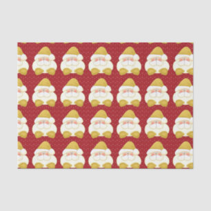Santa in Gold mit Red Polka Dots pinkeln Seidenpapier