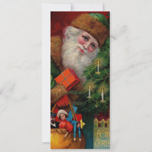 Santa in Green Einladung