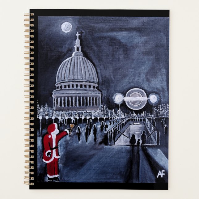 Santa in London Painting by Alfred Fox (Devant)