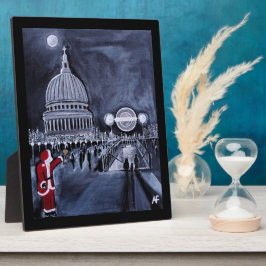 Santa in London Painting by Alfred Fox Fotoplatte