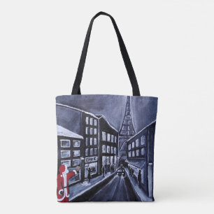 Santa in Paris Gemälde von Alfred Fox Tasche
