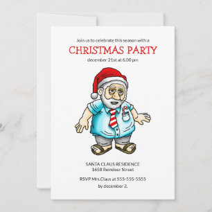 Santa in Sandals Party Einladung