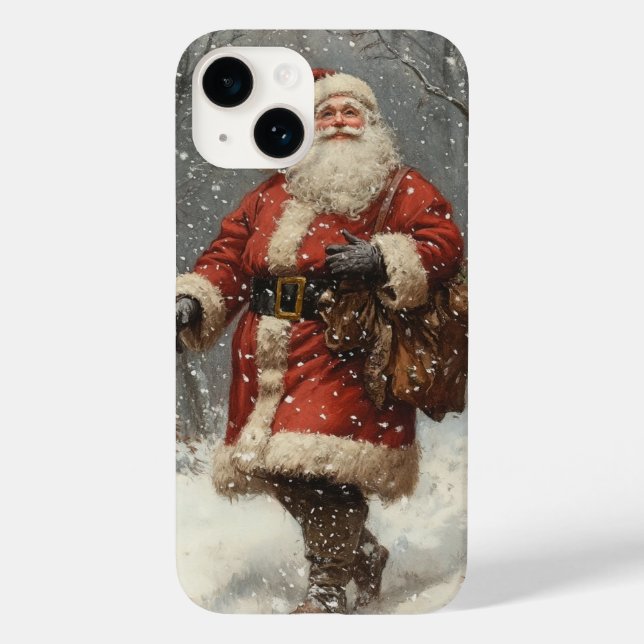 Santa iPhone 14 Fall Case-Mate iPhone 14 Hülle (Rückseite)