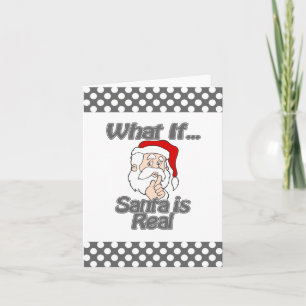 Santa ist echt feiertagskarte