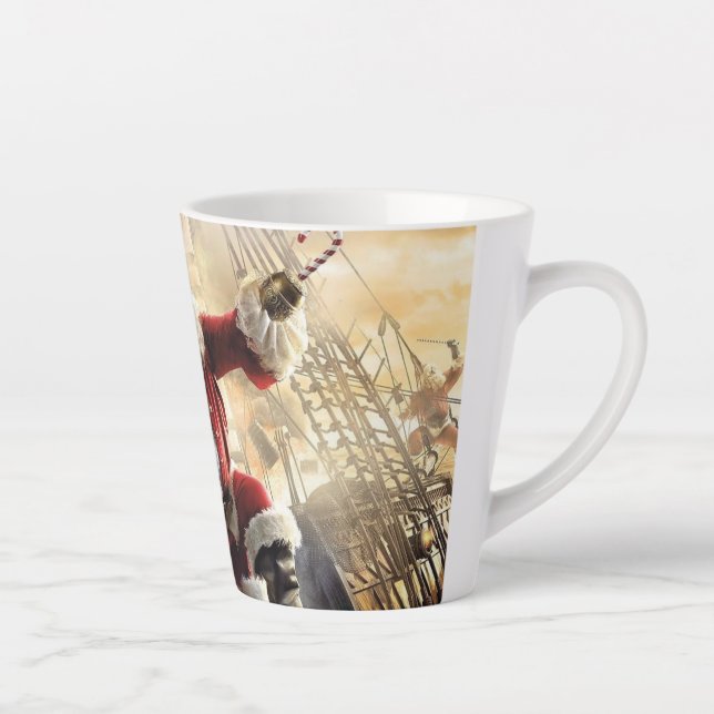Santa ist ein Pirat Milchtasse (Rechts)