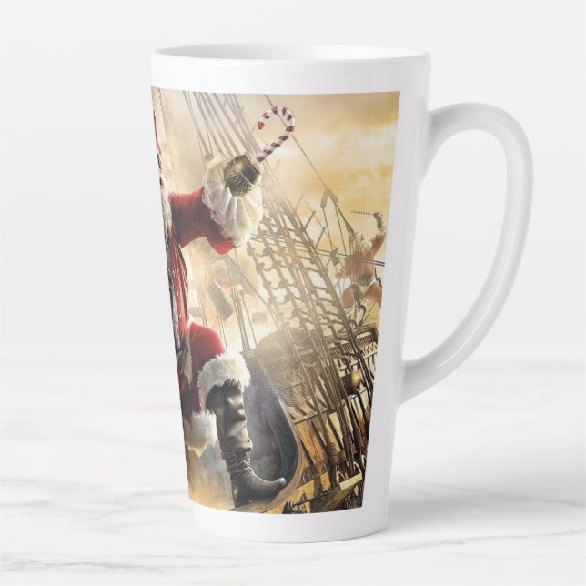 Santa ist ein Pirat Milchtasse (Rechts)