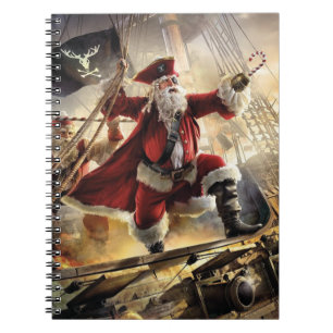 Santa ist ein Pirat Notizblock