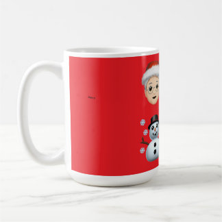 Santa ist in der Stadt Kaffeetasse