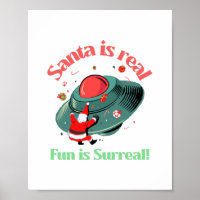 Santa ist wahrer Spaß ist surreal