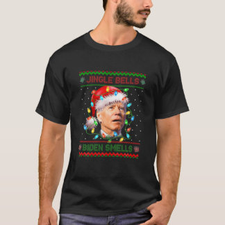 Santa Joe Biden Christmas Jingle Bells Biden Riech T-Shirt