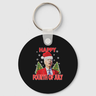 Santa Joe Biden Frohes 4. Juli Lustiges Frohe Weih Schlüsselanhänger