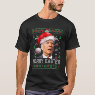 Santa Joe Biden Funny Merry Ostern Weihnachten Ugl T-Shirt
