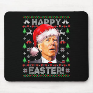 Santa Joe Biden Happy Osterfeier Weihnachten 1 Mousepad