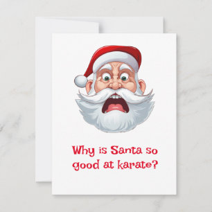 Santa Jokes Feiertagskarte