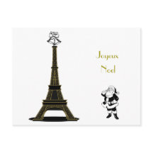 Santa Joyeux Weihnachten Paris Weihnachten