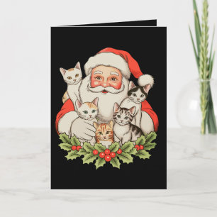 Santa Kätzchen Katzen Weihnachten Xmas Urlaub