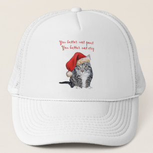 Santa Katze - Du solltest nicht schmollen! Truckerkappe
