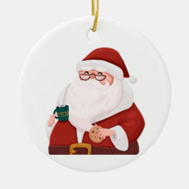 Santa Keramik Ornament
