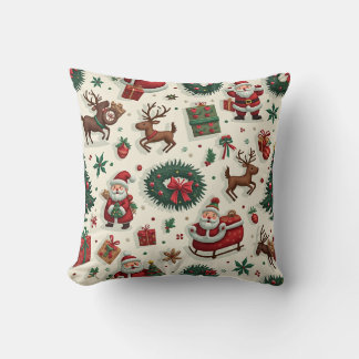 Santa-Kissen-Kulisse Kissen