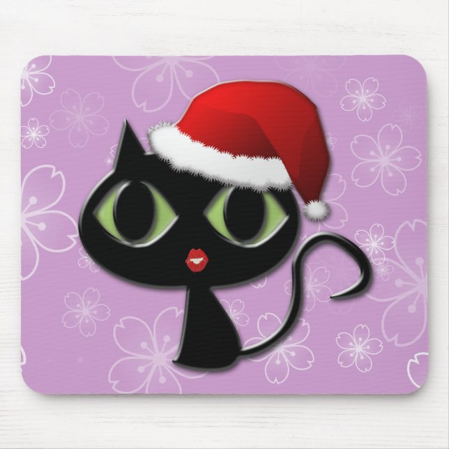 Santa Kitty Mousepad (Vorne)